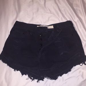 Brandy Melville Distressed High Rise Shorts